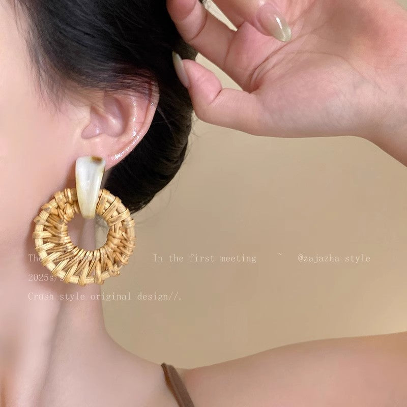 High-grade Fashion Seaside Vacation Style Exaggerated Rings
