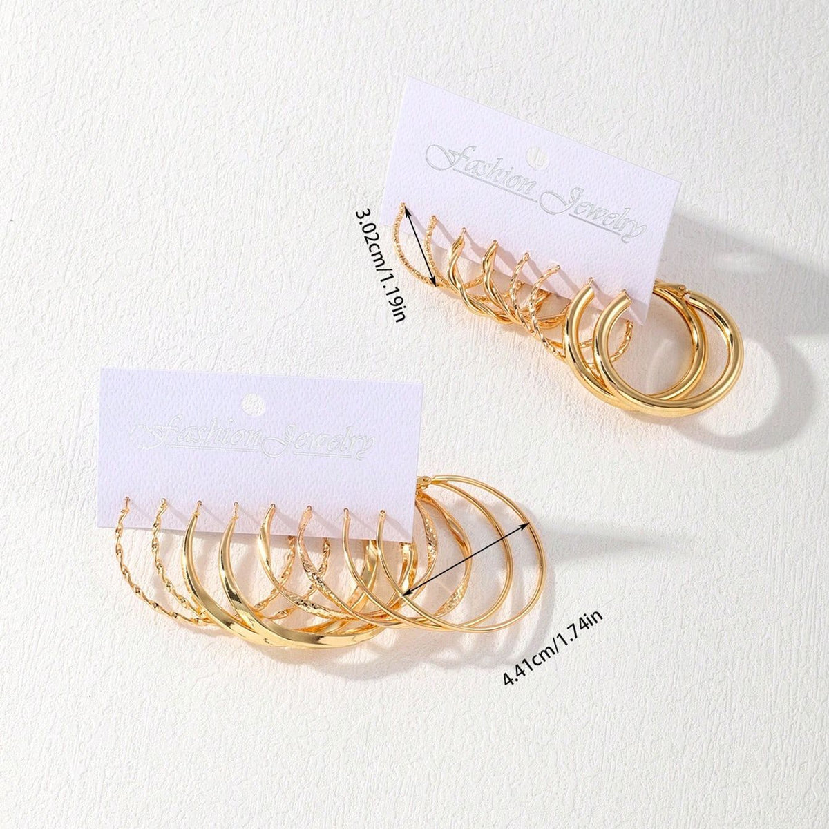 Exaggerated Simple Female High Sense Hoop Elegant Texture Road Earrings