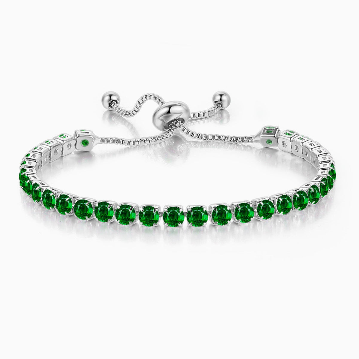 Full Diamond Adjustable Popular Round Zircon Bracelets
