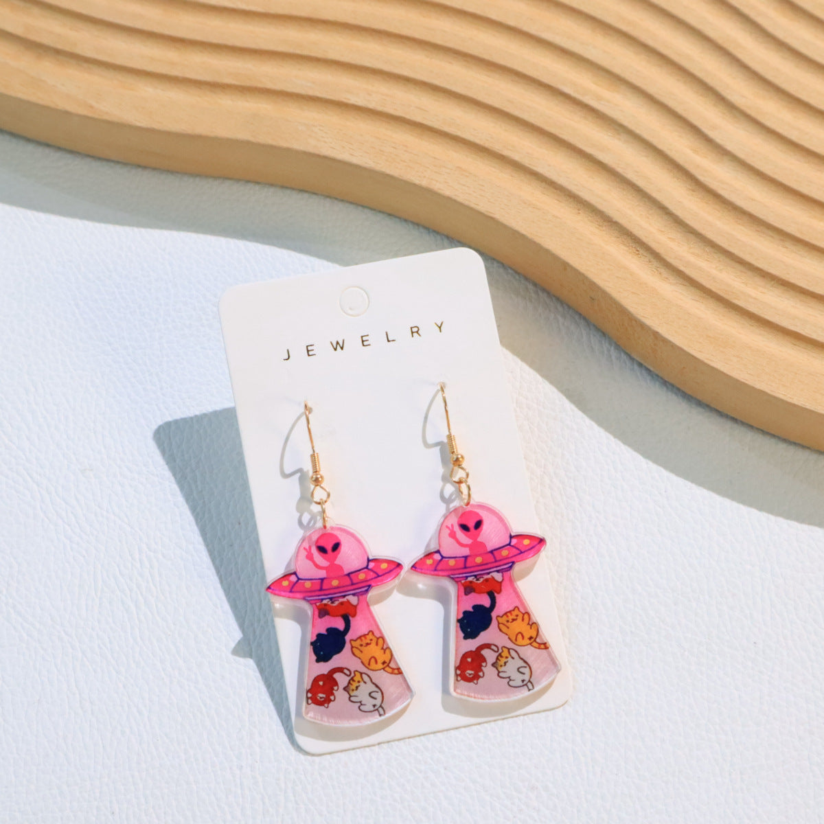 Women's Personalized Funny Alien Cat Animal Daily Party Earrings