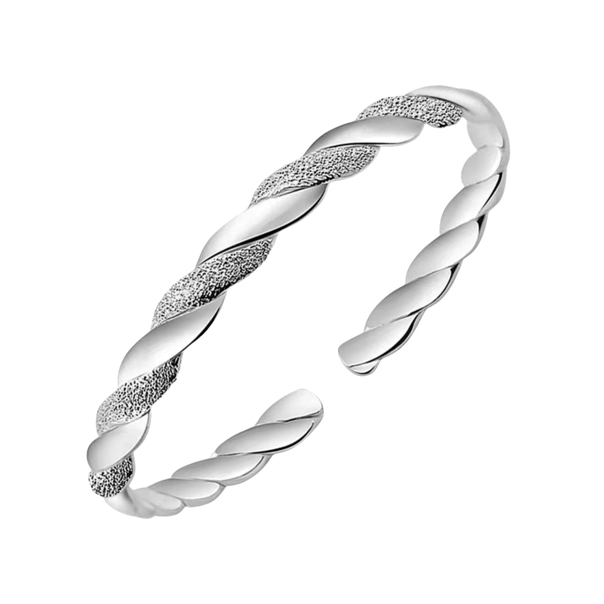 Hydraulic Craft Copper Fashion Sier Love Interwoven Bracelets