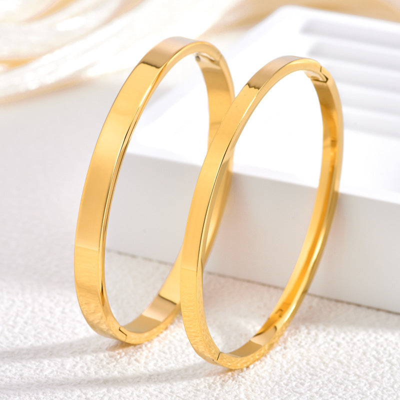 Women's Titanium Steel Light Body Simple Fashion Stainless Bracelet