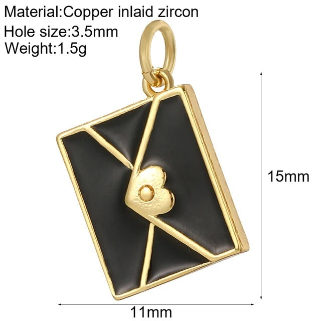New Millennium Bohemian Heart-shaped Copper Universal Pendants