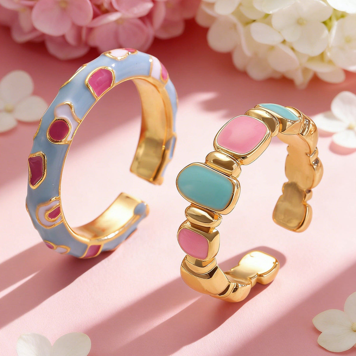 Niche Unique Western Style Geometric Cute Rings