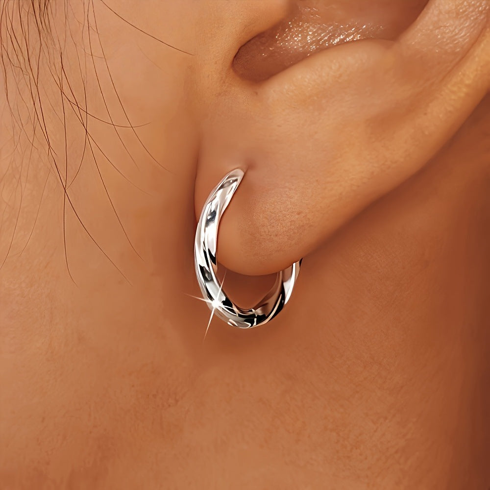 Stainless Steel Light Luxury Unisex Fashion Earrings