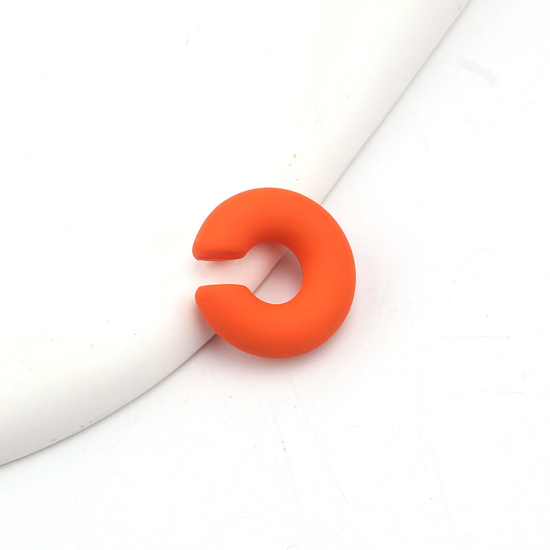 Trendy Matte Candy Color Popular Personalized Ear Clip