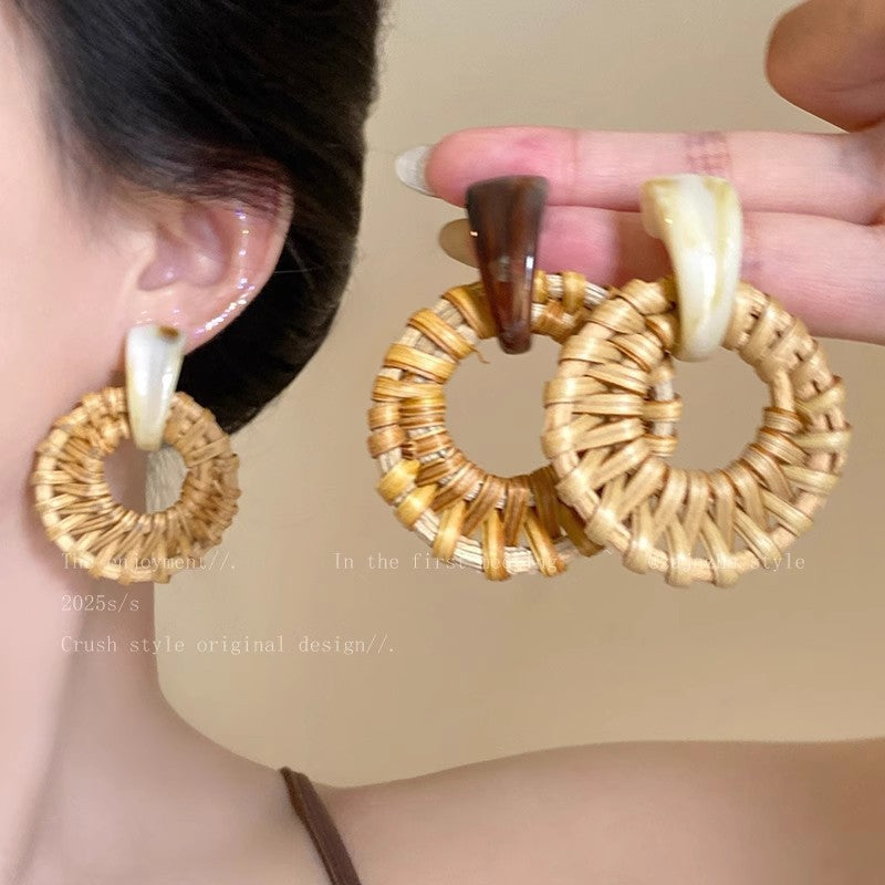High-grade Fashion Seaside Vacation Style Exaggerated Rings