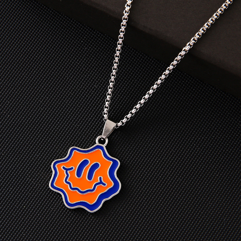 Women's & Men's Steel Hip Hop Fashion Catwalk Sweater Necklaces