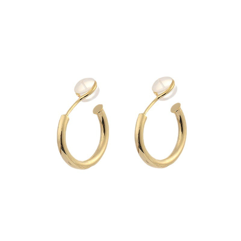 Invisible One-piece Silicone No Pierced Commuter Female Small Earrings