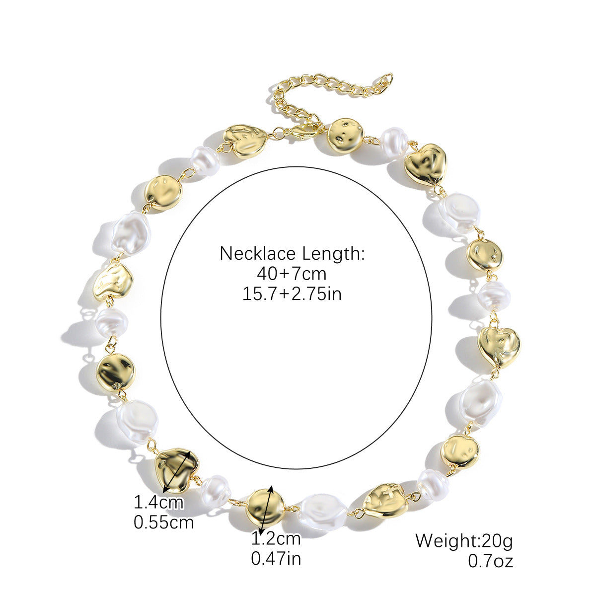 Women's Pearl Special Interest Light Luxury High-grade Retro Irregular Necklace
