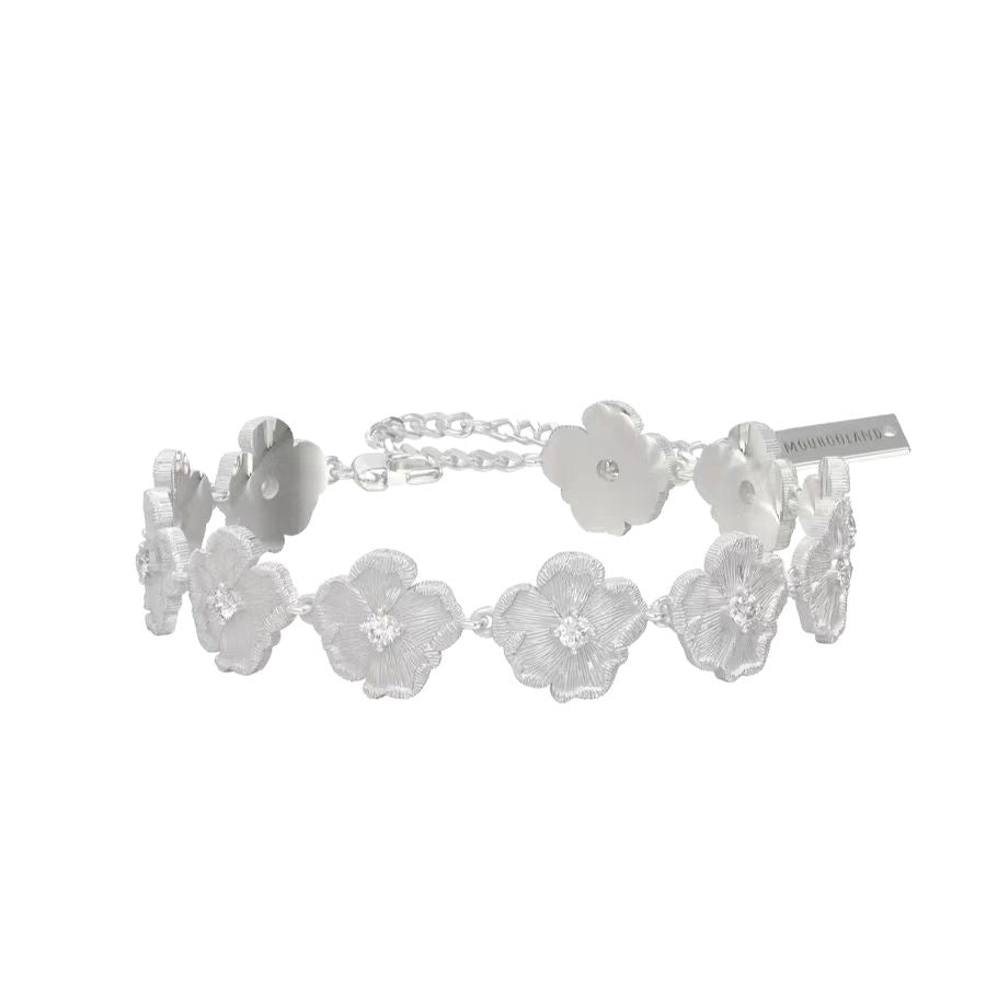 Women's Style Hibiscus Flower Embroidery Small Temperament Wild Elegant Personality Niche Bracelets