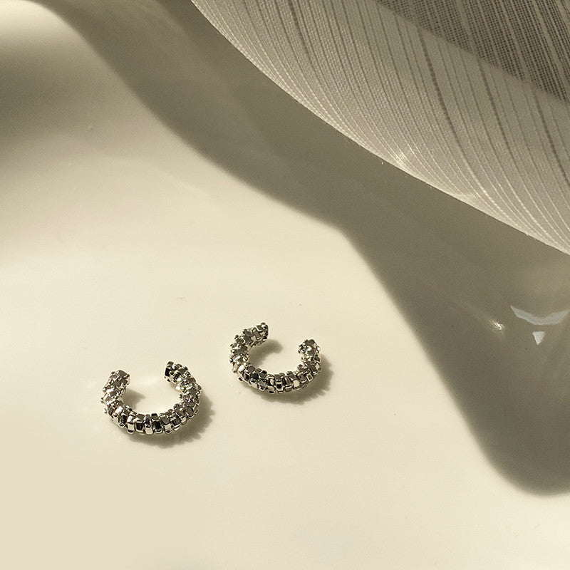 Refined Personalized Super Flash Pinion Temperament Wild Ear Clip