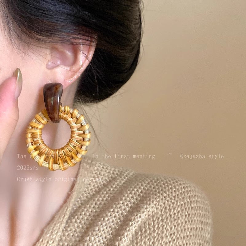High-grade Fashion Seaside Vacation Style Exaggerated Rings