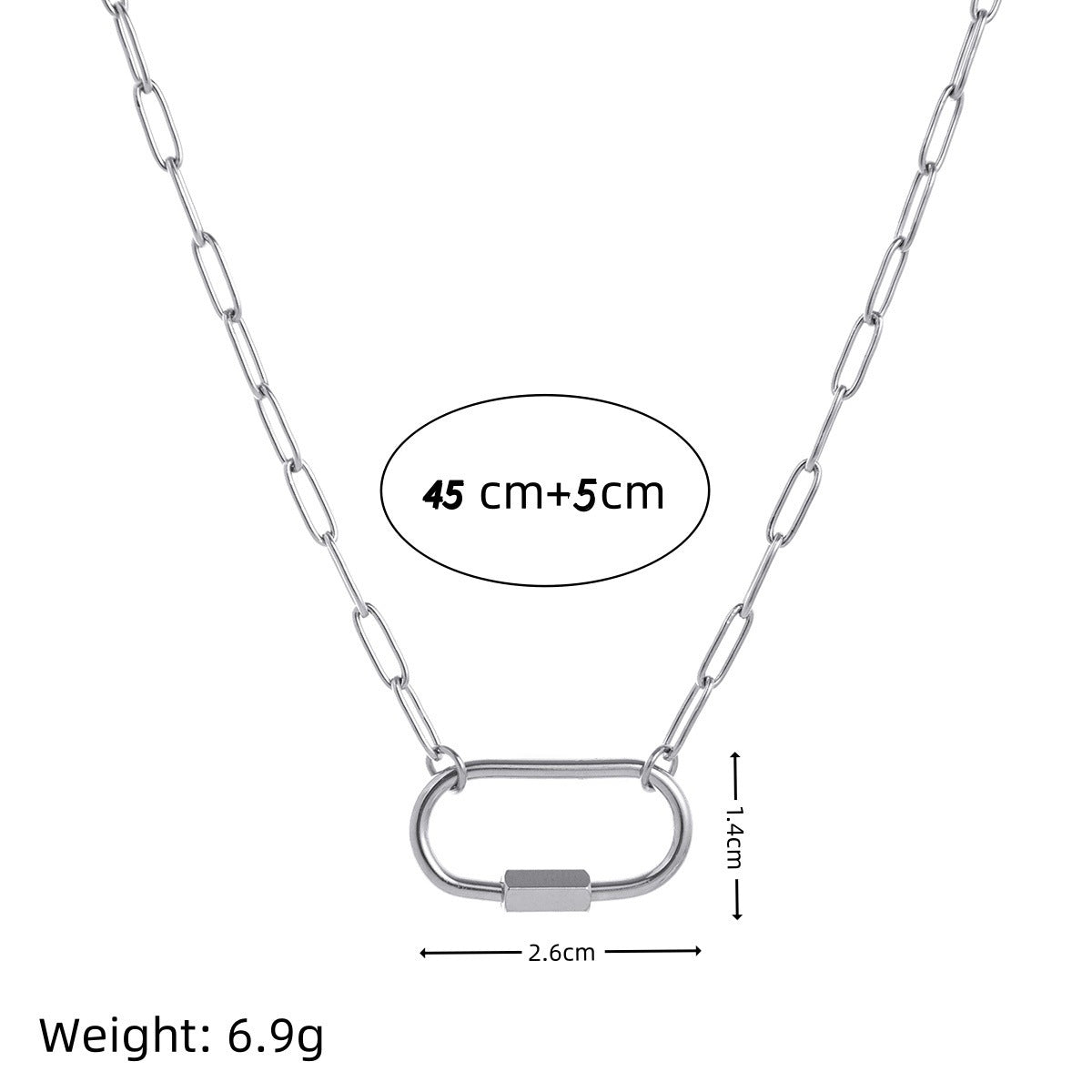Everyday Fashion Daily Necessities Series Vacuum Electroplating Gold Protection In Necklace