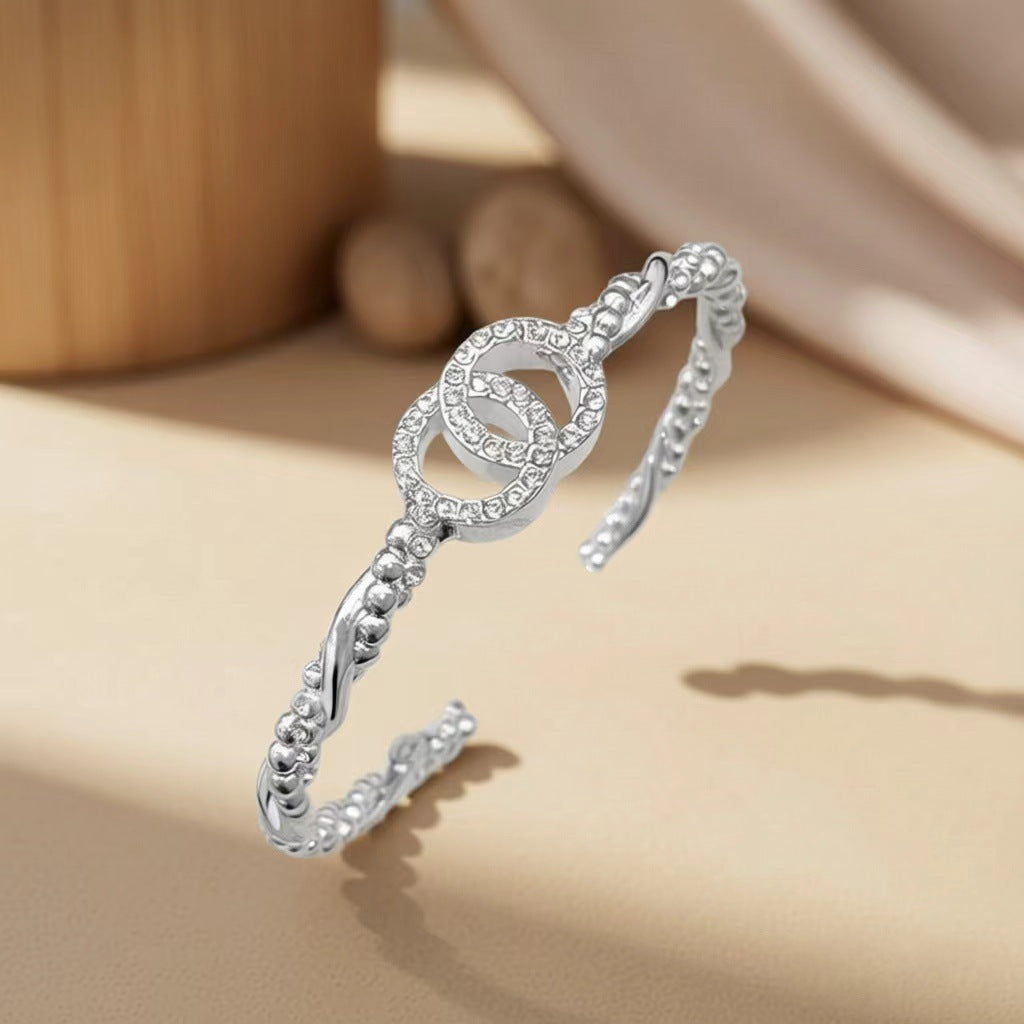 High Version Double Bangle Female Classic Style Bracelet