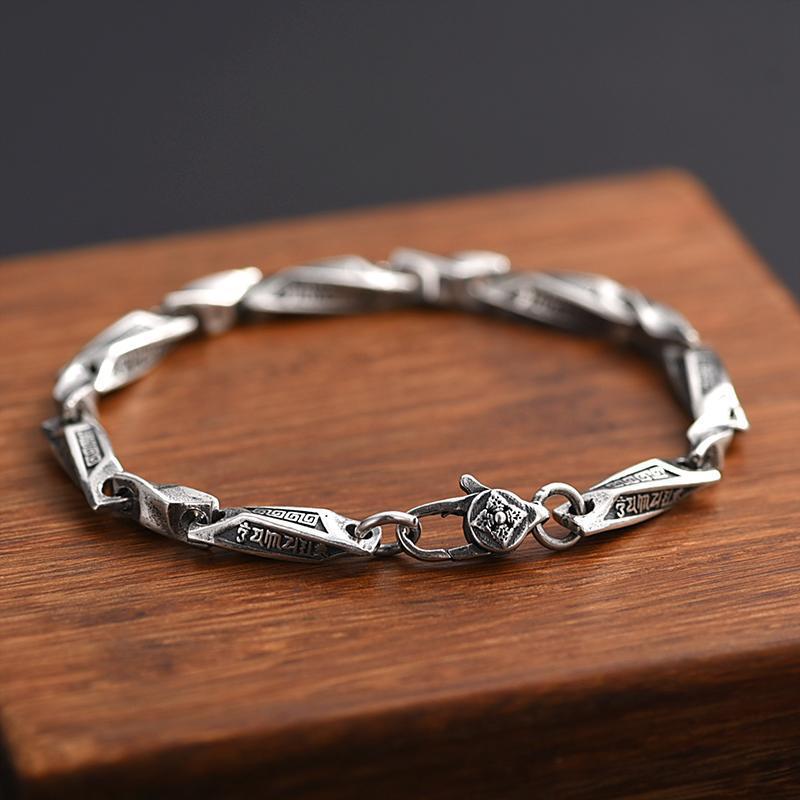 Men's Ancient Retro Ethnic Style Design Domineering Six Bracelets