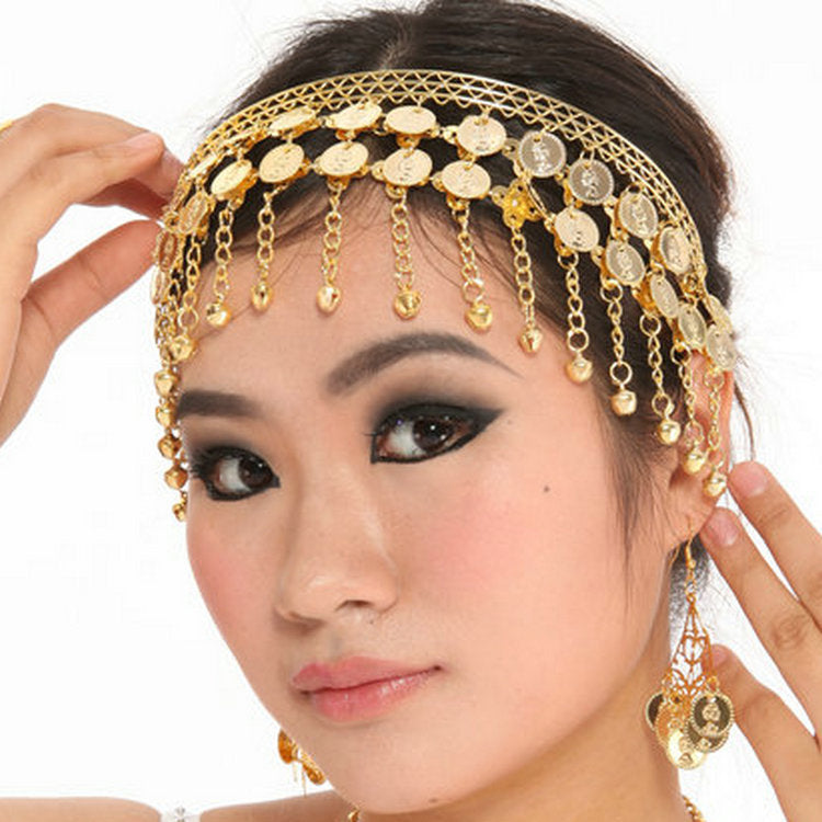 Performance Costume Belly Gold Beauty Head Hair Bracelets