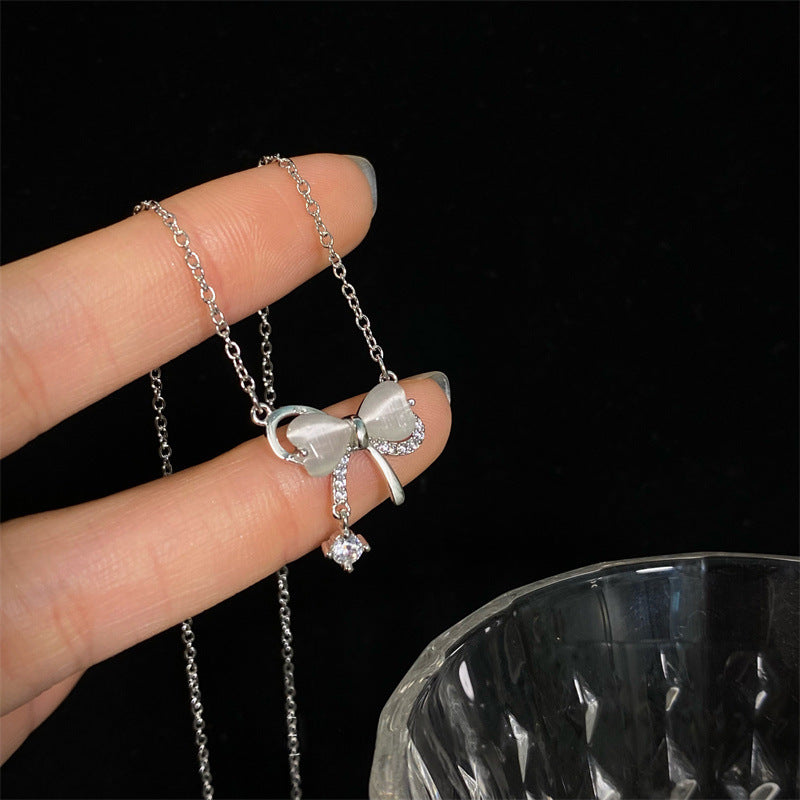 Women's Bow Light Luxury Fashion High-grade Design Necklaces