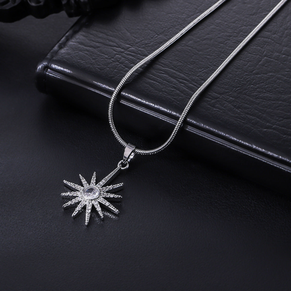 Full Diamond Niche Fashion Temperament Clavicle Chain Light Luxury Necklace