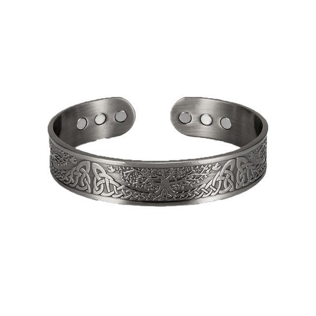 Atmospheric Lucky Tree Magnet Red Copper Health Care Bracelet