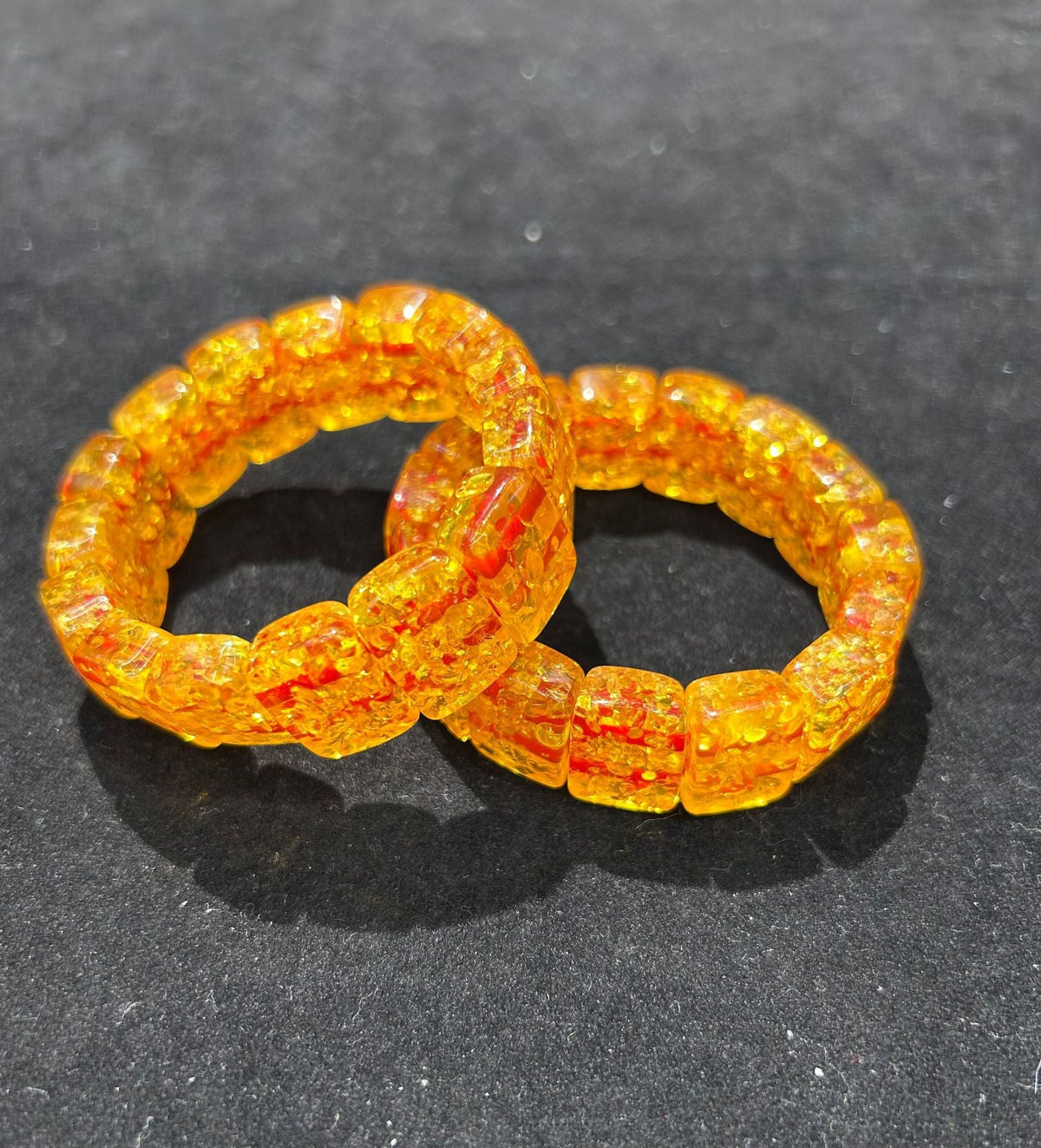 Women's & Men's Artificial Amber Piebald Old Beeswax Manual Retro Bracelet