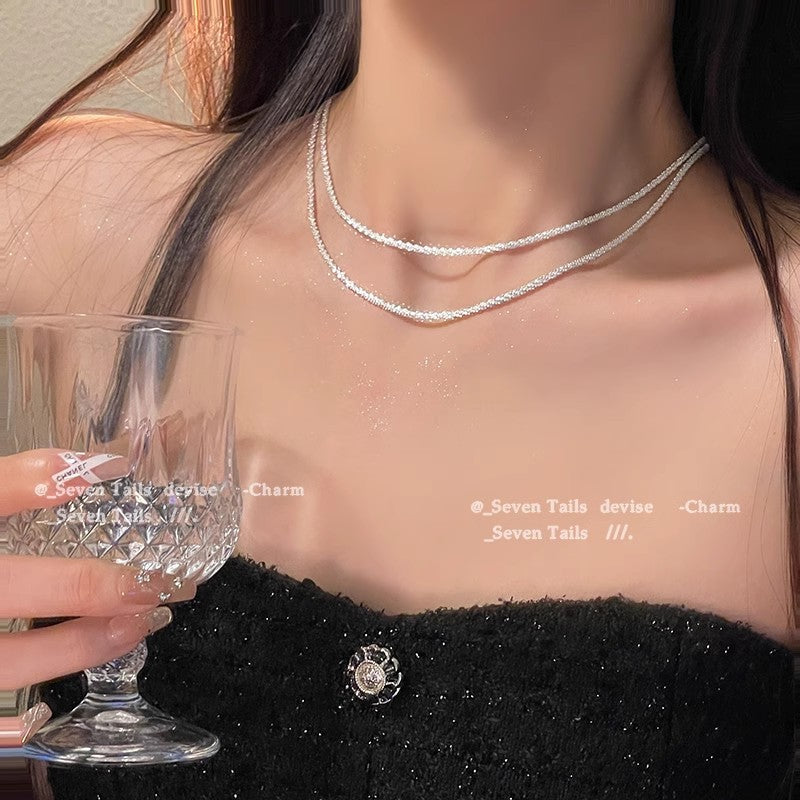 Starry Female Clavicle Chain Light Luxury Minority Necklaces