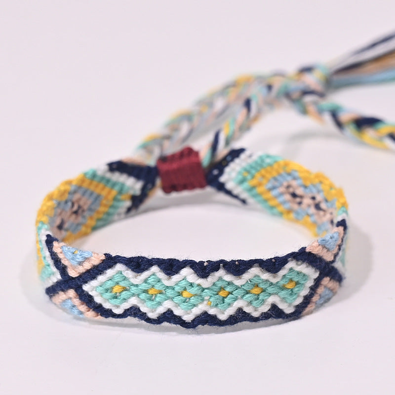 Stepped Into Nepal Ethnic Style Hand-knitted Bracelets