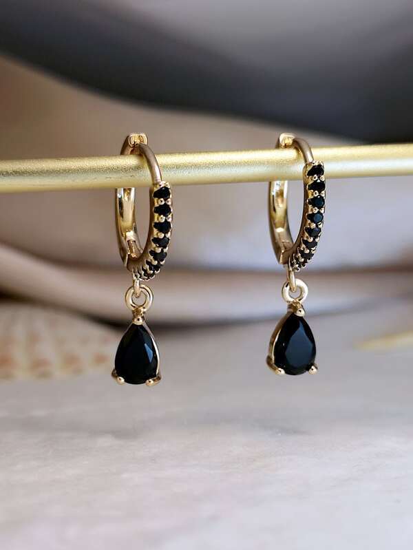 French Style Small Refined Zircon Affordable Luxury Fashion Temperamental Stud Earrings