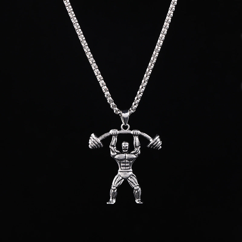 Women's & Men's Steel Hip Hop Fashion Catwalk Sweater Necklaces