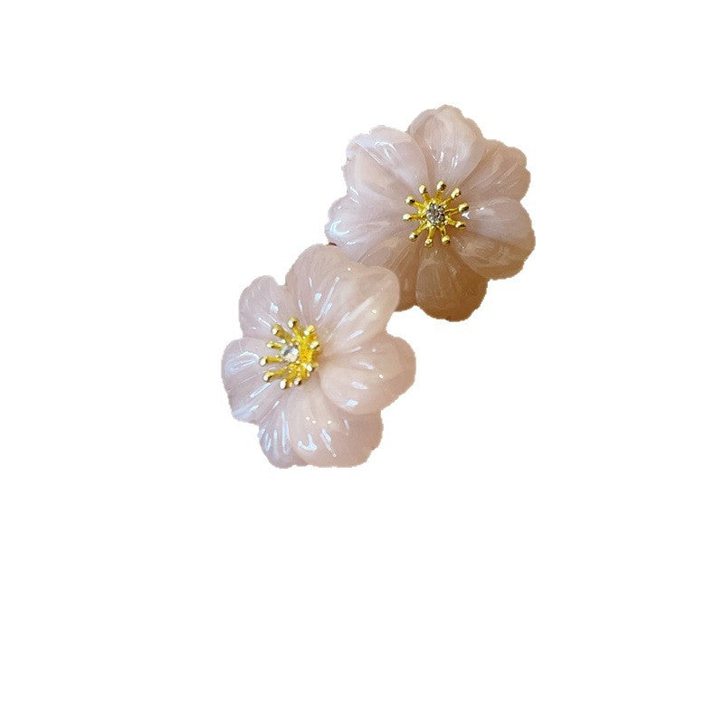 Style Flower Ear Retro Gentle Fairy High-grade Earrings