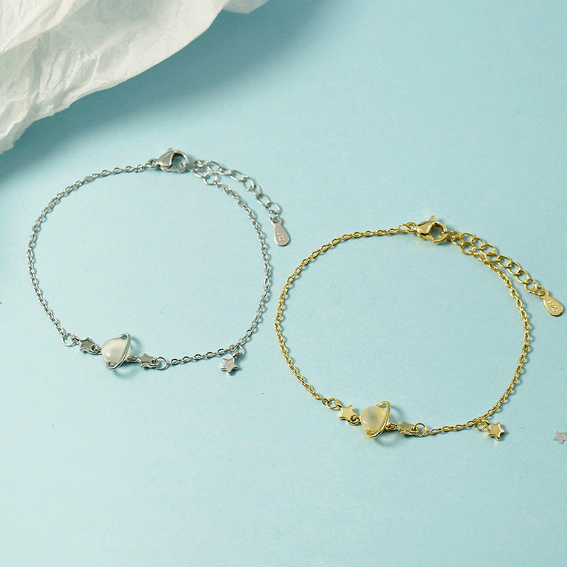 Niche Design Minimalist Opal Girlfriends Fashion For Birthdays Valentine's Days Bracelet