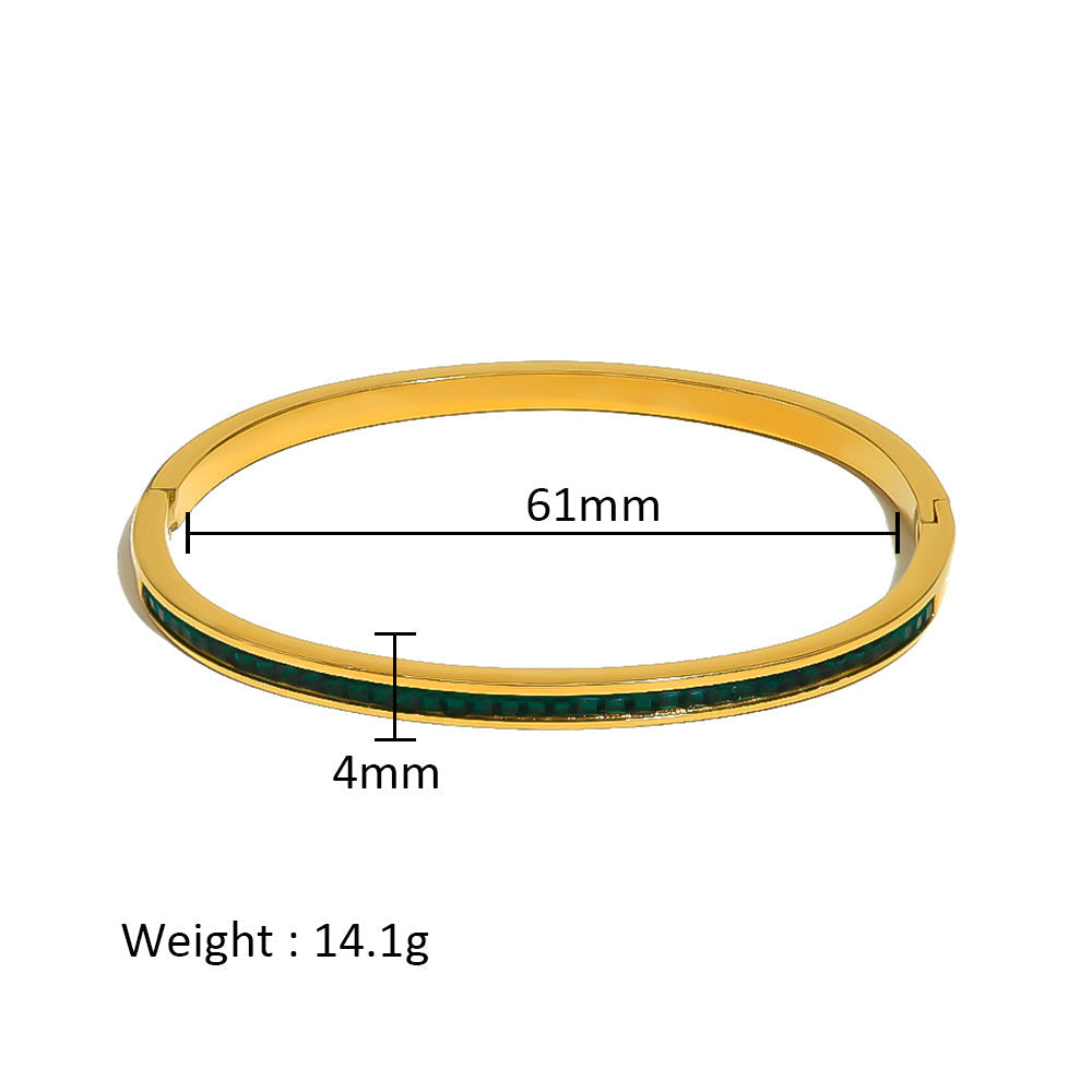 Women's Stainless Steel Electroplated Eight Awn Star Flower Geometric Bracelets