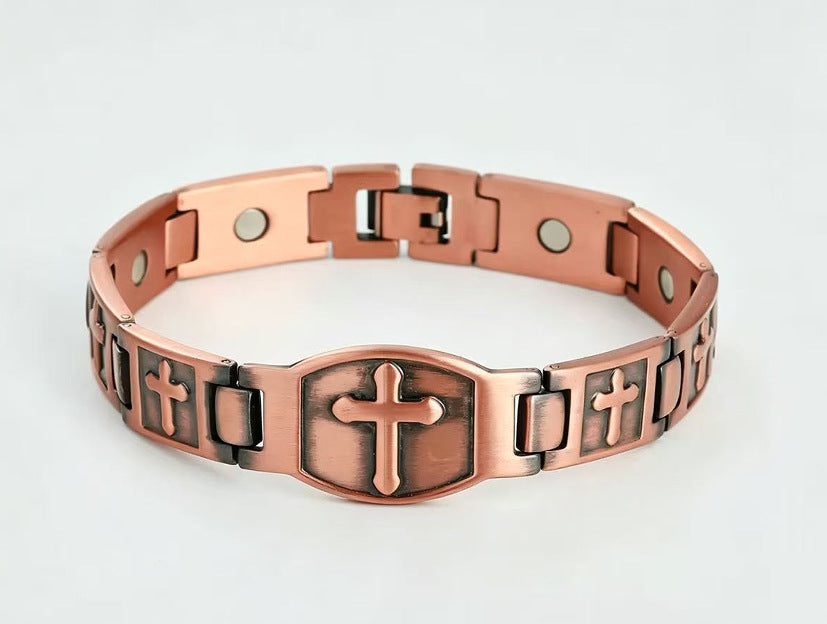 Women's Magnet Affordable Luxury Fashion Clover Alloy Diamond Single Bracelet