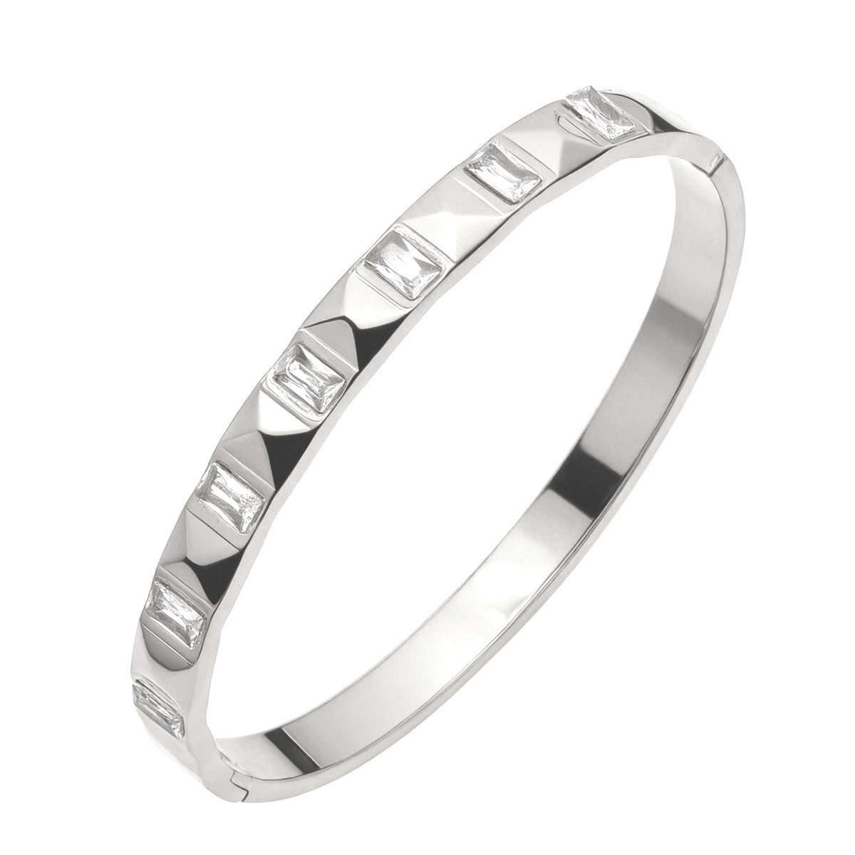 Open Stainless Steel Hydraulic Light Luxury High-grade Exaggerated Design Sense Bracelets
