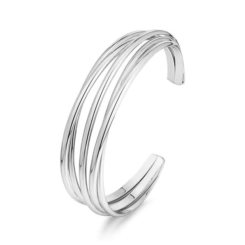 Exaggerated Geometry Open Wide Female Simple Personality Bracelets