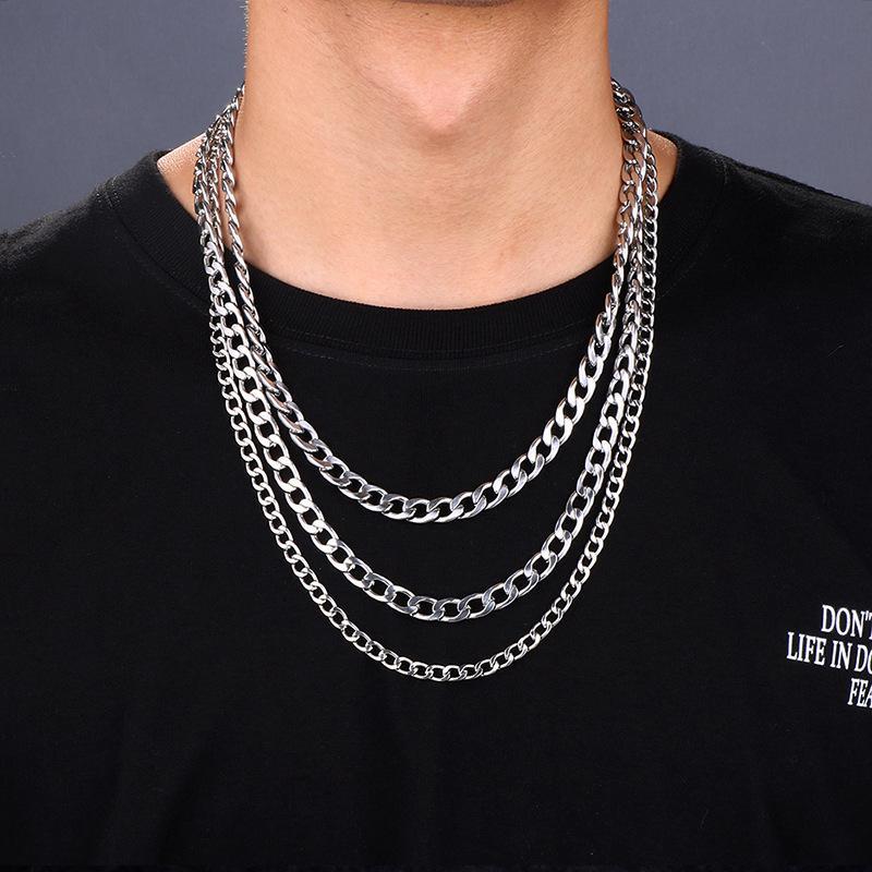 Men's Fading Fashion Hip Hop Cuban Link Necklaces