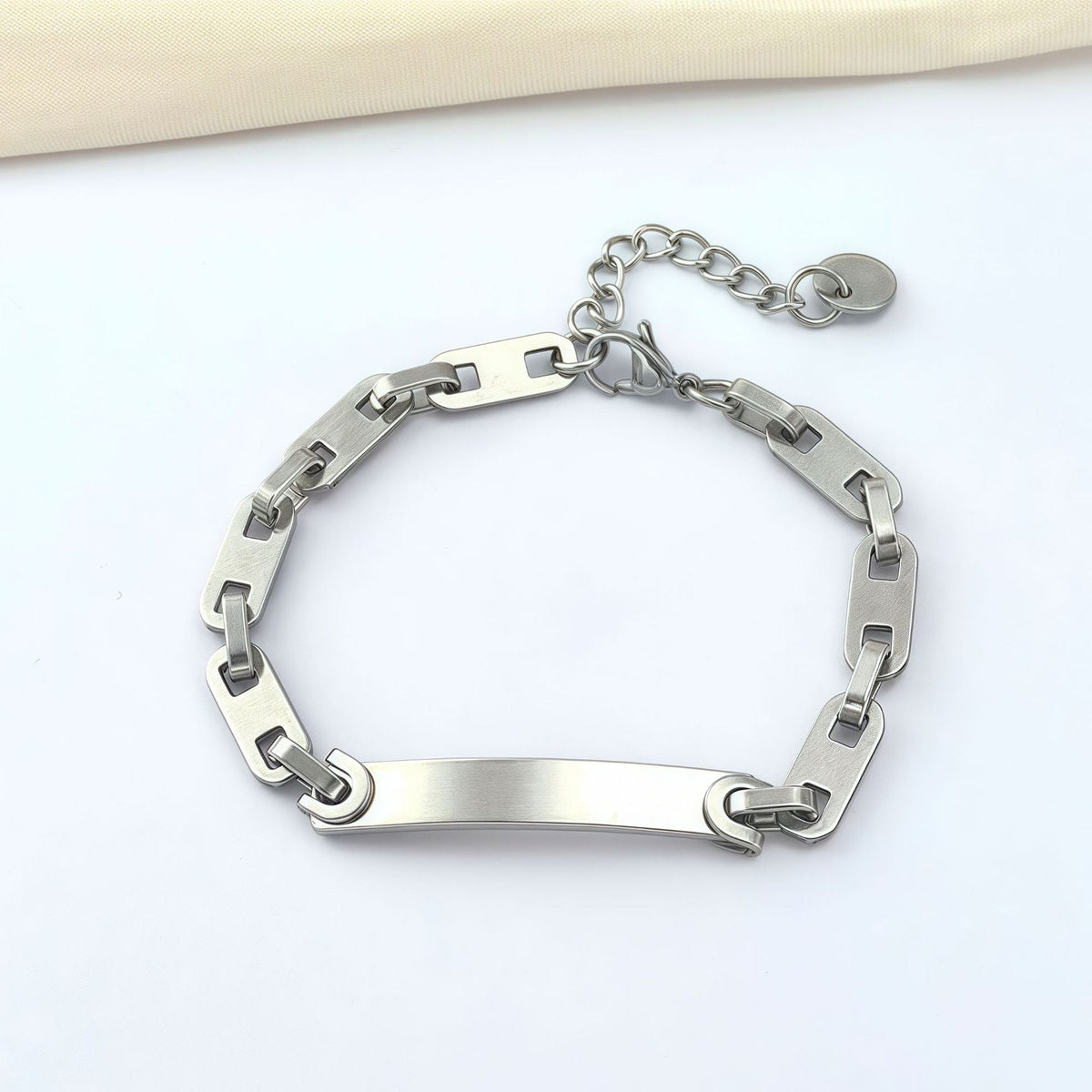 Creative Stainless Steel Curved Fashion Couple Bracelet