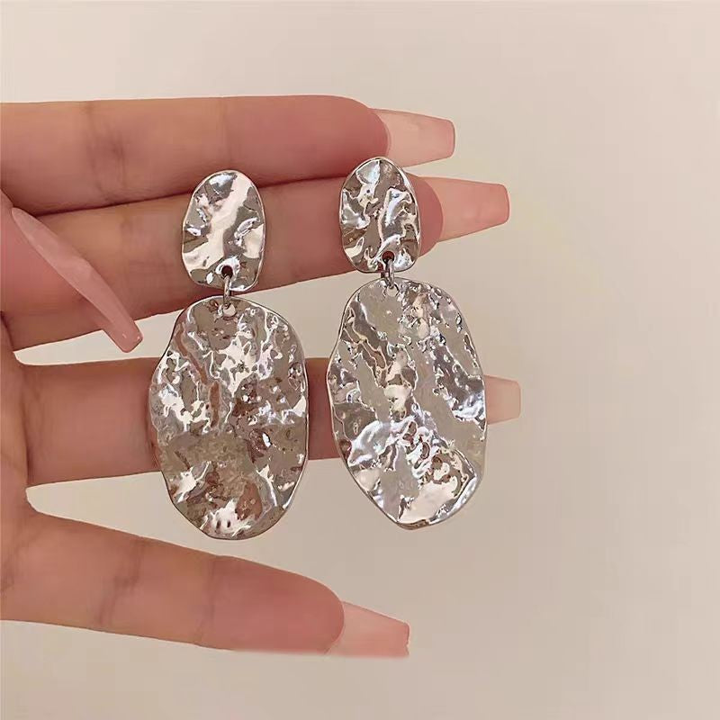 Women's Round High-grade Light Luxury Minority Design Tassel Earrings