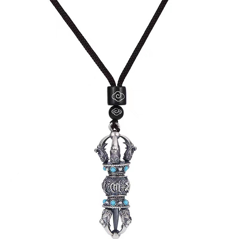 Women's & Men's Ethnic Style Retro Vajra Thai Sier Pendant