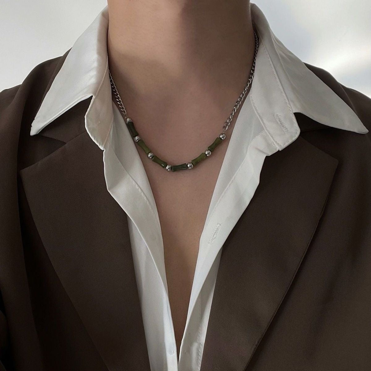 Women's Gradient Love Cold Style Clavicle Chain Niche Necklace