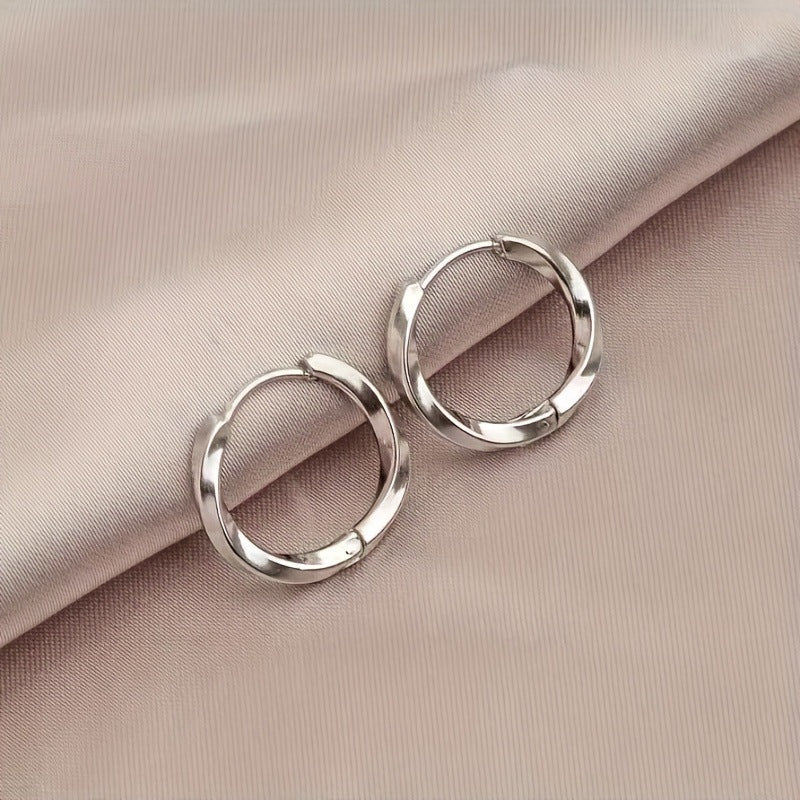 Stainless Steel Light Luxury Unisex Fashion Earrings