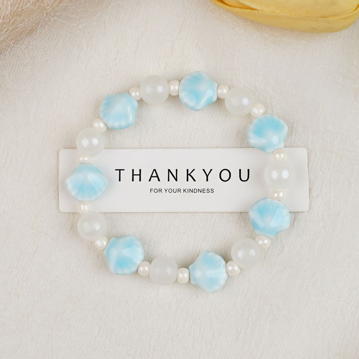 Ceramic Painted Pottery Beads Female Literary Bracelet