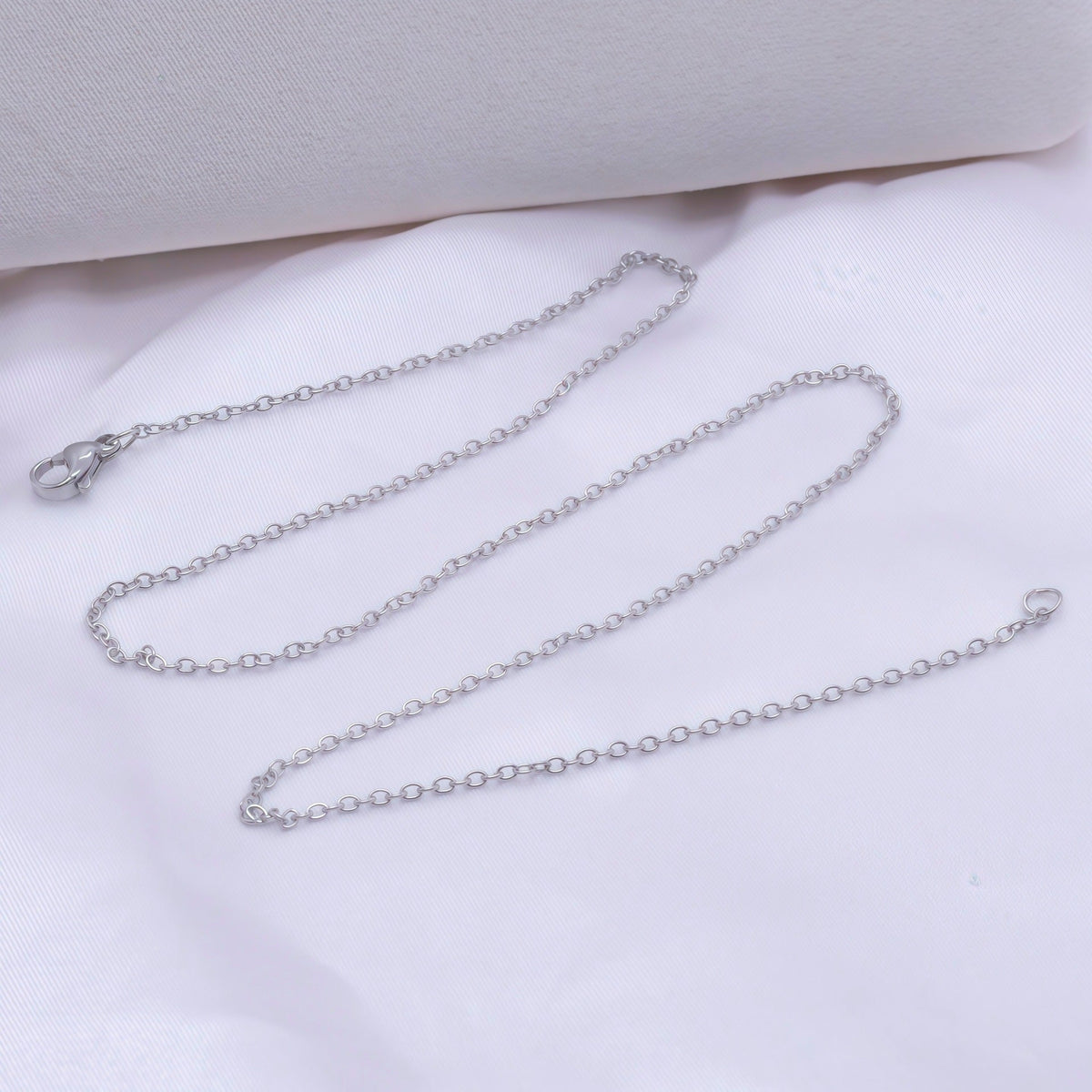 Korean Style Simple Cross Chain Clavicle Unisex Vacuum Necklaces