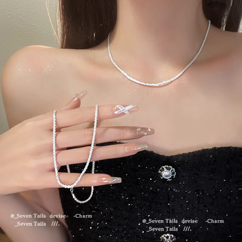 Starry Female Clavicle Chain Light Luxury Minority Necklaces
