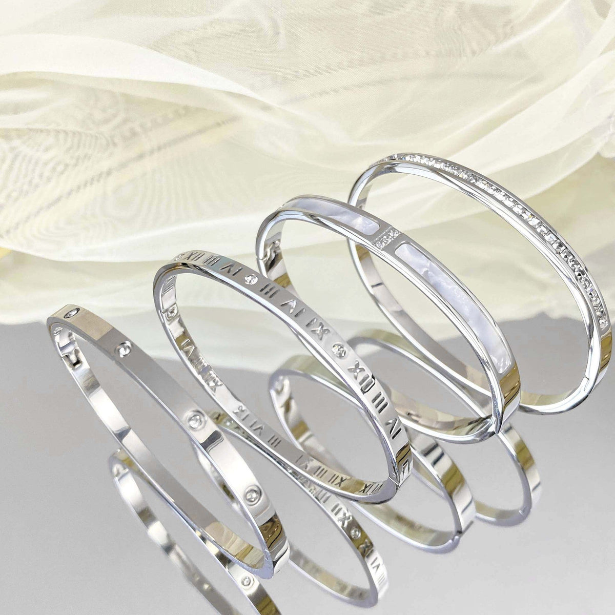 Starry Sier Simple Series High-grade Classic Bracelet