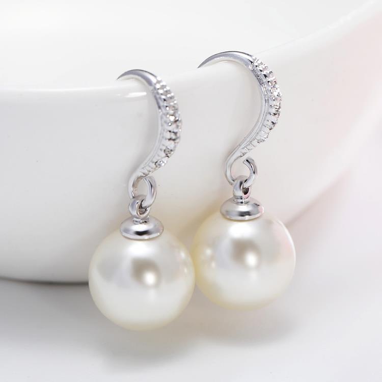 Pearl Female Trendy Long Temperament Western Earrings