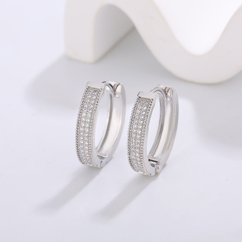 Women's High-grade Night Market Style Graceful Ear Clips Rings