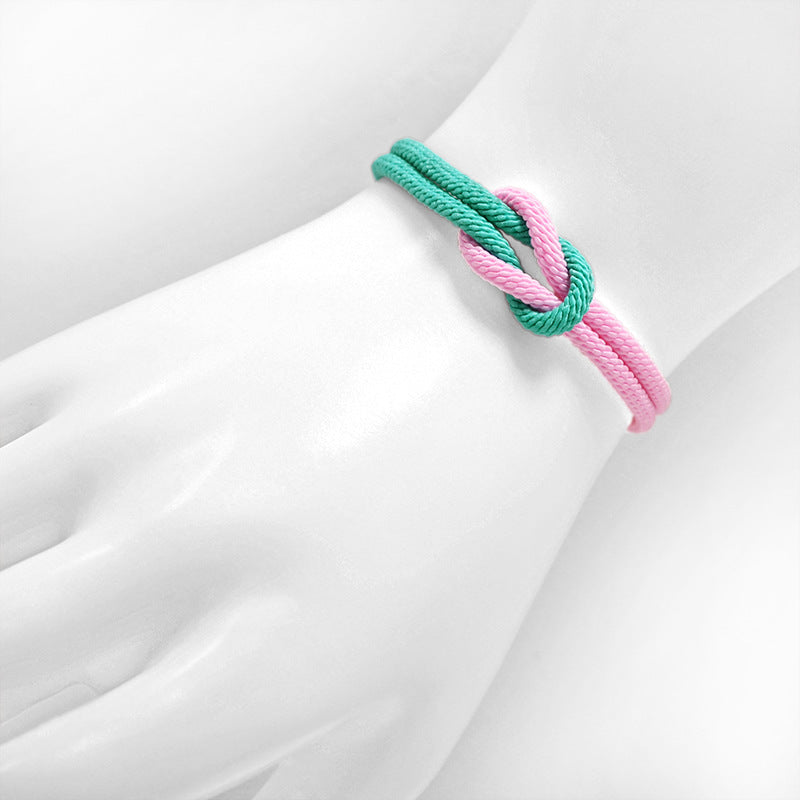 Zhang Support Color Truelove Knot Milan Rope Carrying Strap Bracelet