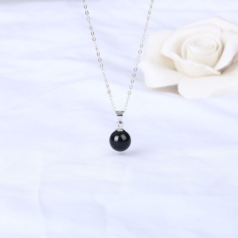 Retro Fashion Agate Ball Palace Style Emerald Pendants