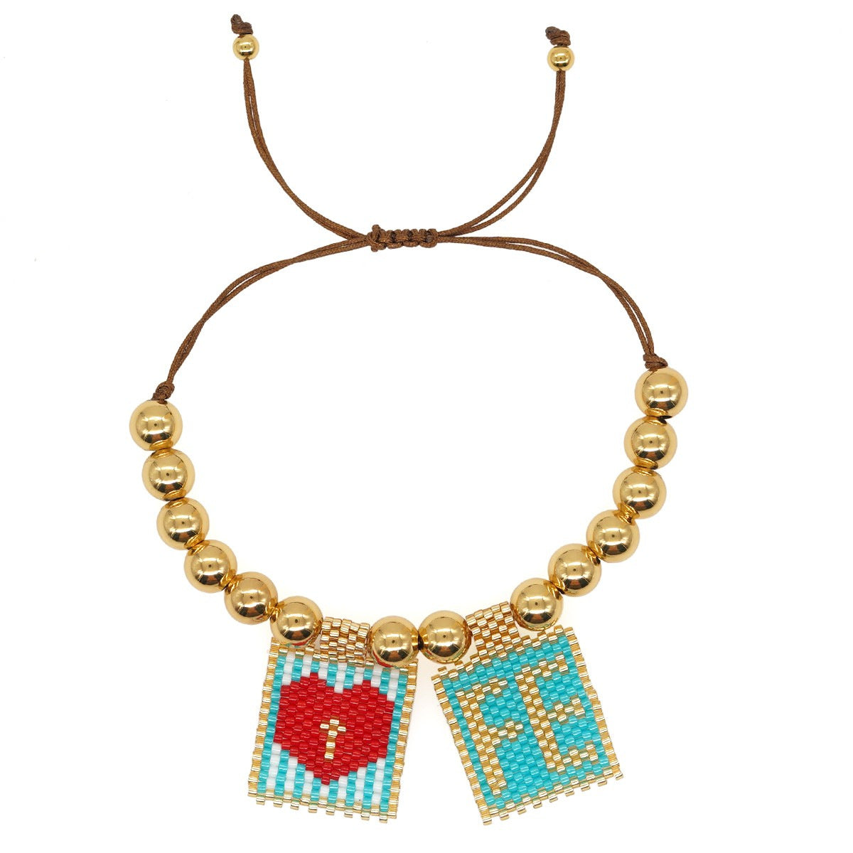 Bohemian Style Colorful Small Bead Beads Light Luxury Bracelet